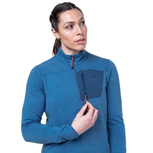 Mountain Equipment Lumiko Womens Zip Tee