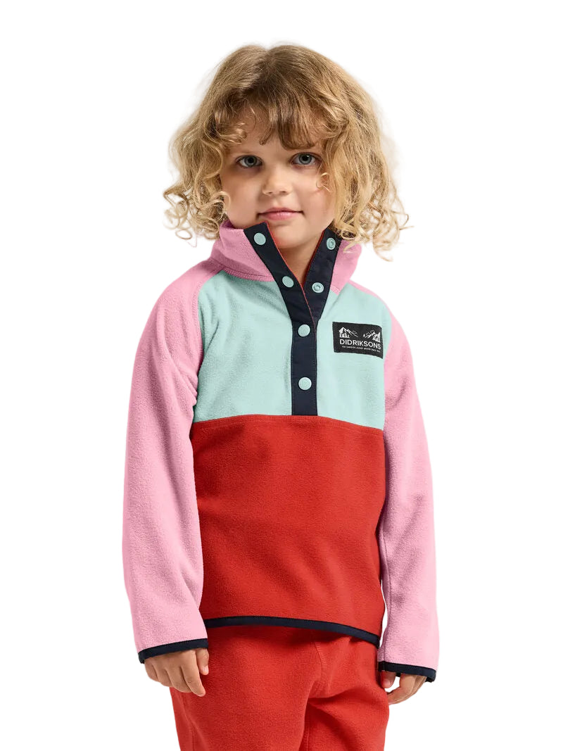 Load image into Gallery viewer, Didriksons Monte Kids Half Button Fleece
