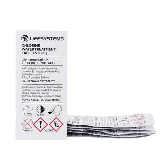 Lifesystems Chlorine Tablets