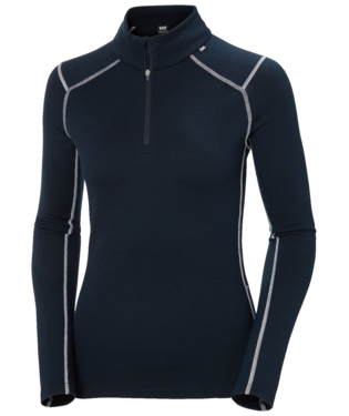 Load image into Gallery viewer, Helly Hansen Lifa Merino Womens Mid Weight 1/2 Zip Midlayer
