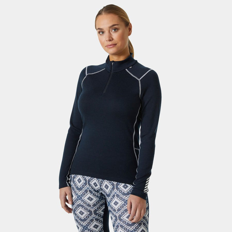 Load image into Gallery viewer, Helly Hansen Lifa Merino Womens Mid Weight 1/2 Zip Midlayer
