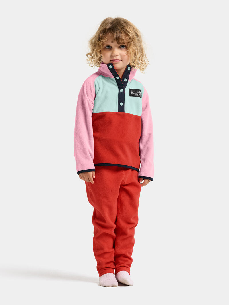 Load image into Gallery viewer, Didriksons Monte Kids Half Button Fleece
