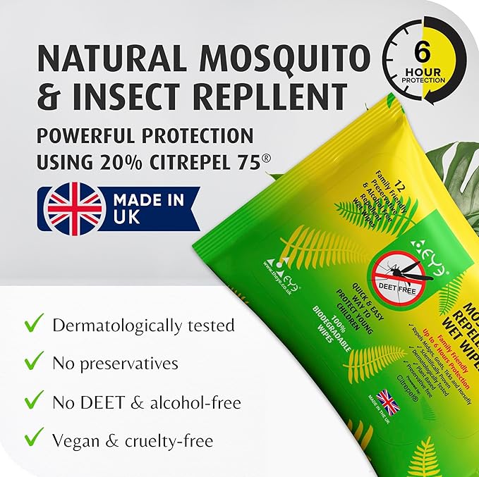 Load image into Gallery viewer, Theye Mosquito Repellent Wet Wipes
