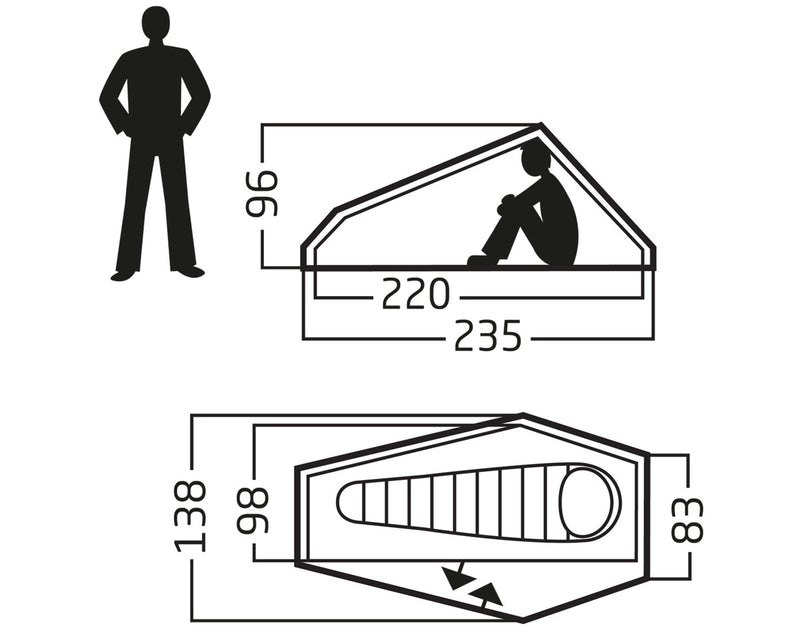 Load image into Gallery viewer, Nordisk Telemark 1 LW (2.0) Tent
