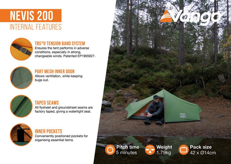 Load image into Gallery viewer, Vango Nevis 200 Tent
