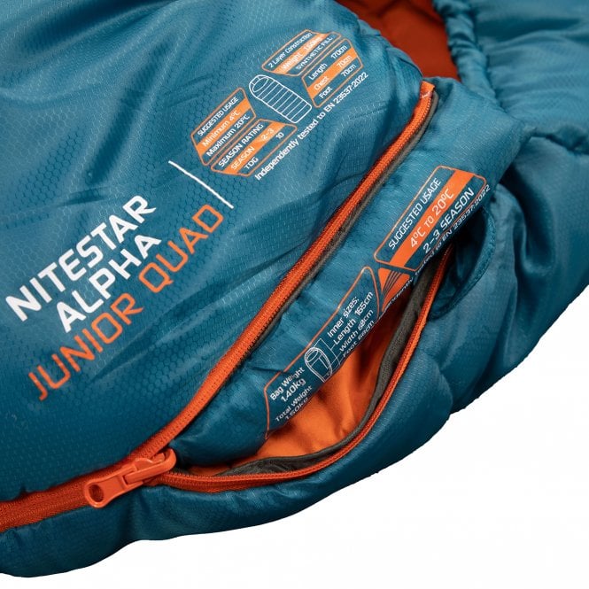 Load image into Gallery viewer, Vango Nitestar Alpha JNR Quad Sleeping Bag
